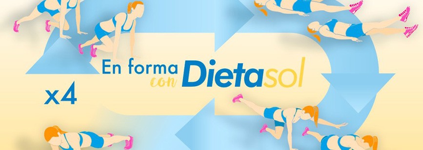 EN FORMA CON DIETASOL. Rutina de abdominales.