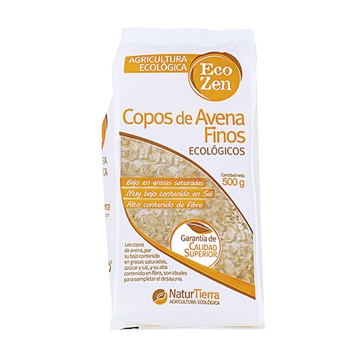 Copos de avena Finos bio 500g C.Natura