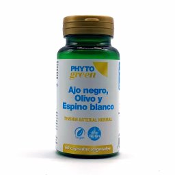 Ajo negro, Olivo y Espino Blanco 60 cápsulas