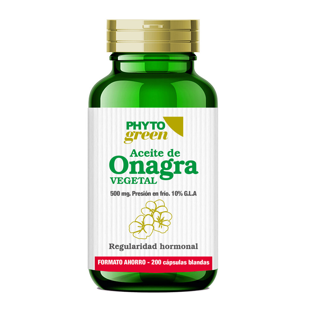 Aceite de Onagra Vegetal – 200 cápsulas blandas